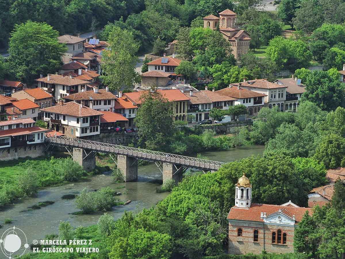 Barrio de Asenova bajo la fortaleza de Veliko Tarnovo