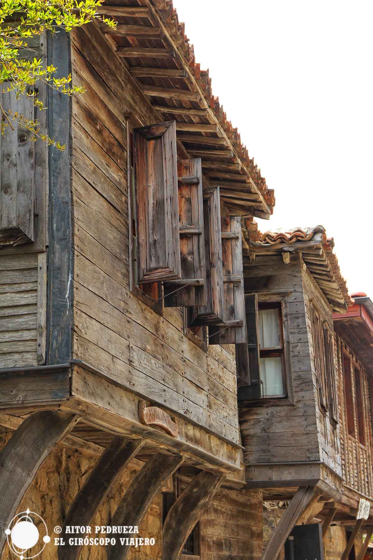 Casas típicas de madera en Sozopol