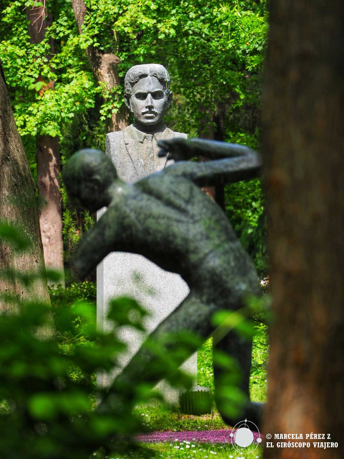 Escultura en el Parque Marítimo de Burgas