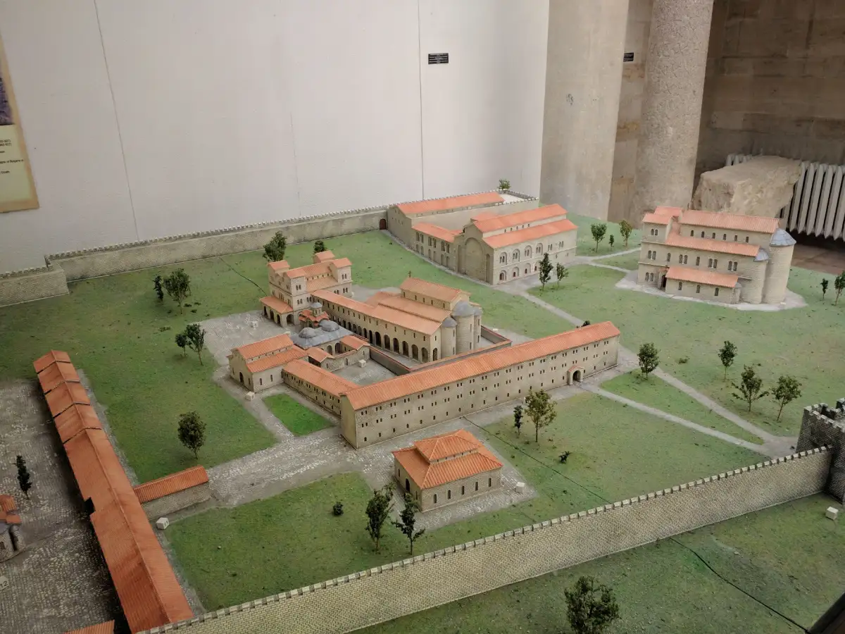 Maqueta de la antigua ciudad de Veliki Preslav