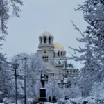 Bulgaria en Navidad Sofía en invierno